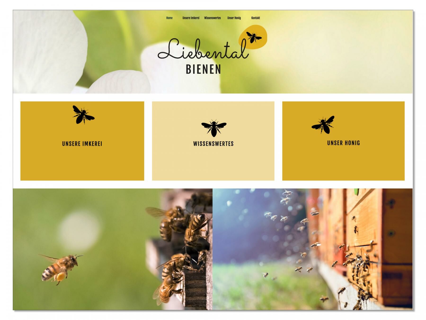 Liebental Bienen, Website